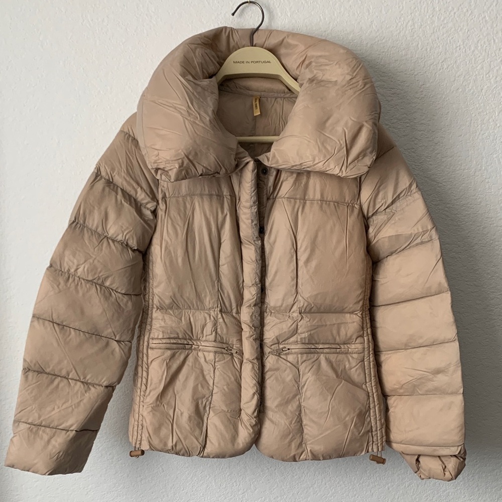 Stylish Kids Beige Puffer Jacket